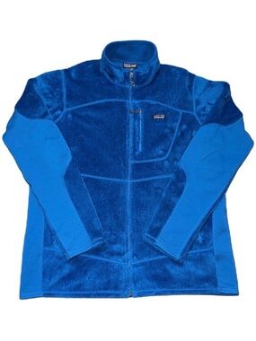 Patagonia Regulator R2 Jacket XL Bright Royal Blue Fleece Warm Performance EUC